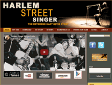 Tablet Screenshot of harlemstreetsinger.com